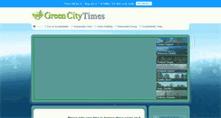 Desktop Screenshot of greencitytimes.com