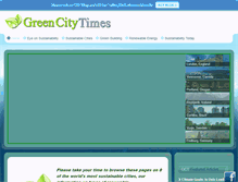 Tablet Screenshot of greencitytimes.com